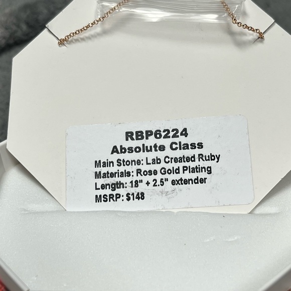 NWT Bomb Party July 2023 Birthday Ruby Necklace - Picture 5 of 7